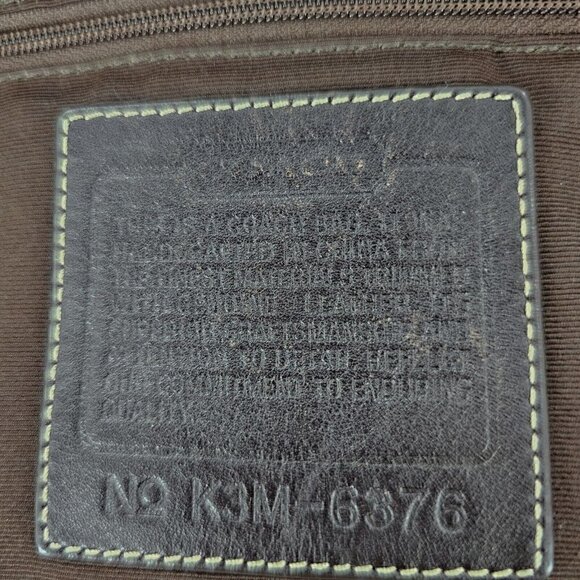 COACH 6376 Soho Brown Signature Monogram Logo Jacquard Leather Shoulder Bag - Picture 12 of 12